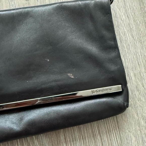 Yves Saint Laurent Black Clutch Bag - Picture 4 of 6